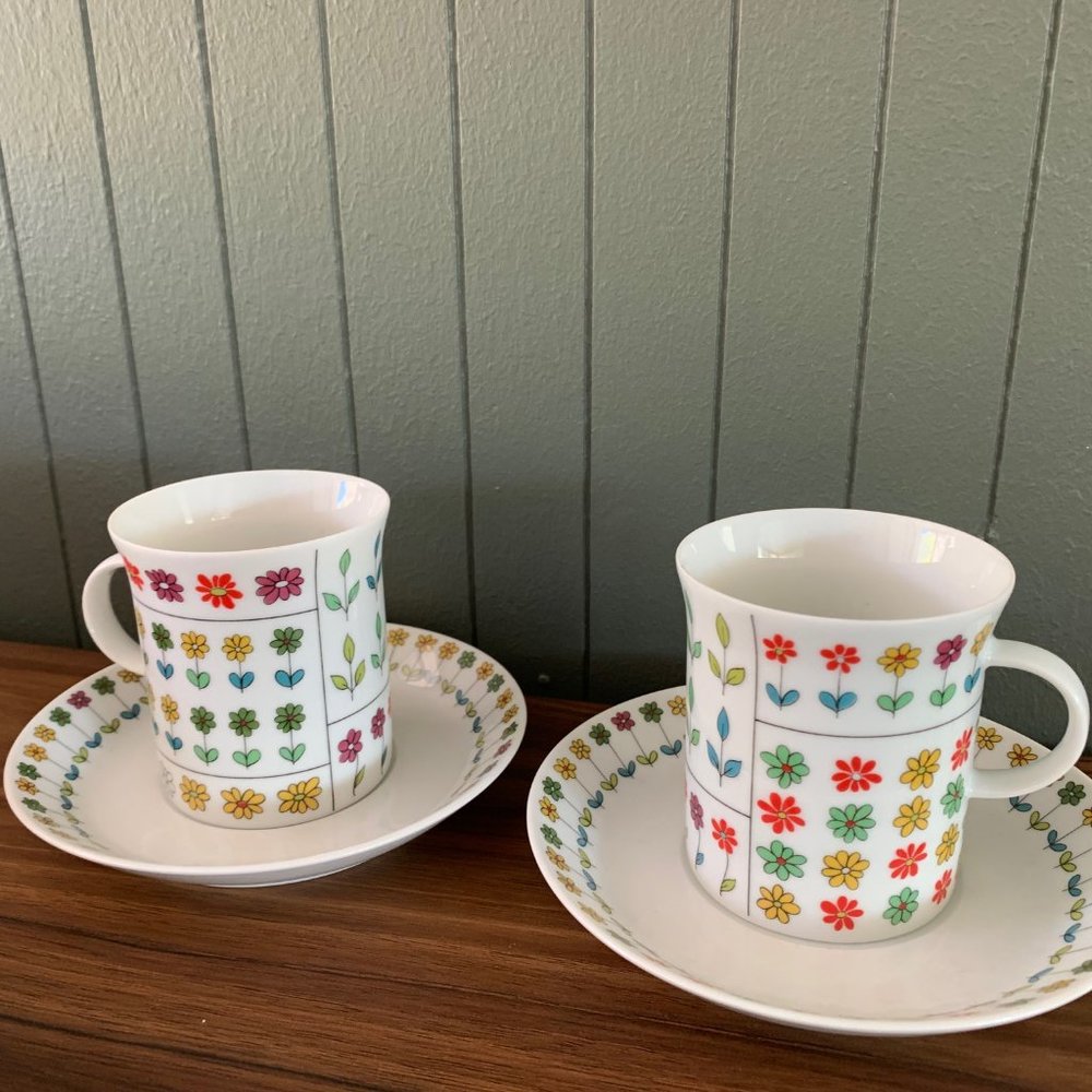 Emilio Pucci Rosenthal Studio Line Germany Piemonte Cup and Saucer - Picture 1 of 6